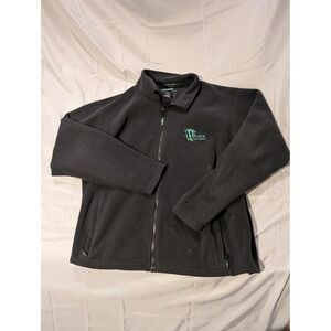 Arborwear Mens Large Fleece Sweater Full Zip Black Has Damage